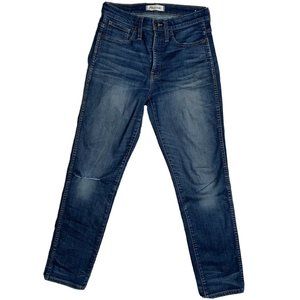 Madewell High Waist High Rise Slim Straight Jean